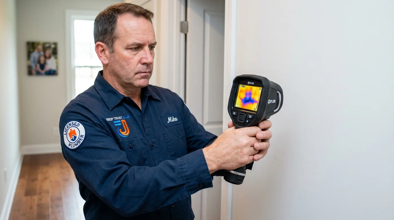 Thermal imaging leak detection by Johns Plumbing LLC in Lexington Park